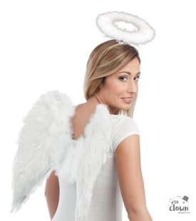aureool engelen diadeem wit