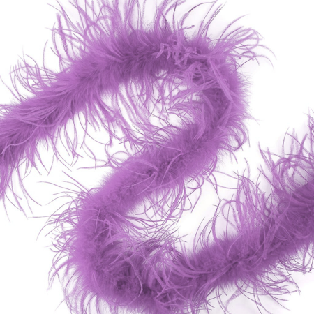 Autruche boa clair violet