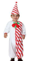 Baby zuurstok kostuum kerst