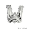Ballon aluminium Lettre W 16 inch argent
