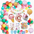 Ballon deco set Lollipop en donut