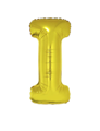 Ballon en aluminium 40 pouces lettre i or