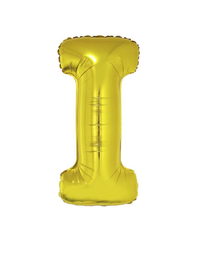 Ballon en aluminium 40 pouces lettre i or