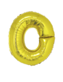 Ballon en aluminium 40 pouces lettre o or