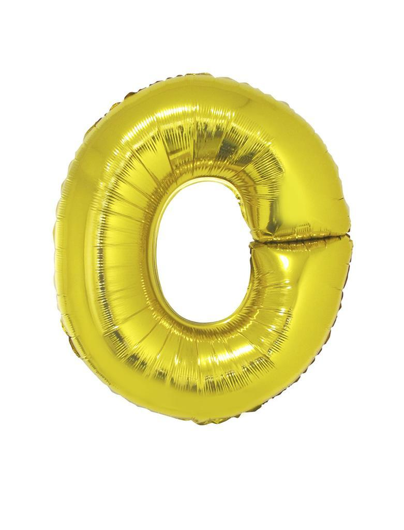 Ballon en aluminium 40 pouces lettre o or
