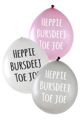 ballonnen heppie bursdeej 24 stuks