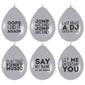 Ballonnen Song quotes 30cm 6st