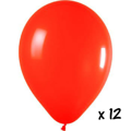 Ballons 12 stuks rood