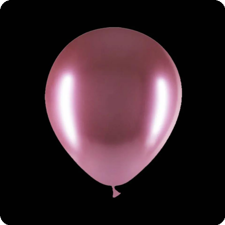 Ballons chrome rose 10 stuks 11 inch