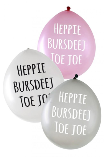 ballons joyeux anniversaire 24 pièces