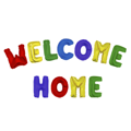 Ballonset 16 inch Welcome Home meerkleurig