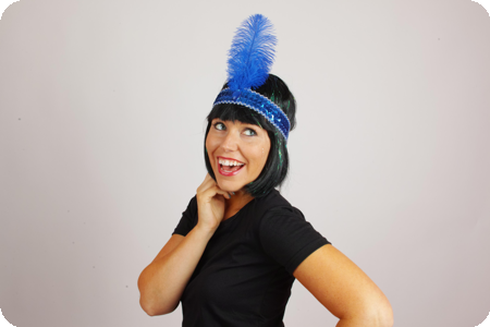 Bandeau Charleston bleu