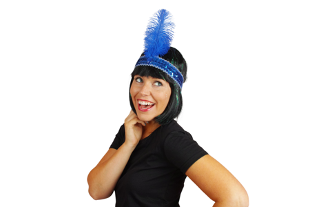 Bandeau Charleston bleu