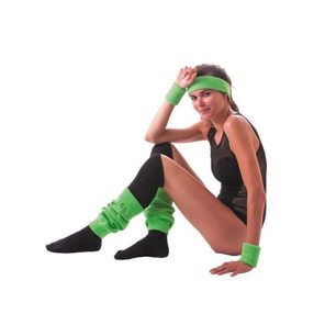 bandeaux de sudation en vert fluorescent