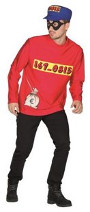 bank robber shirt with mask