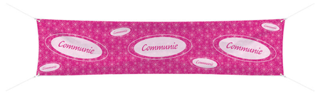 Banner flag communion 180x40 cm