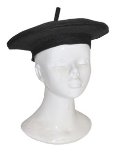 baret zwart