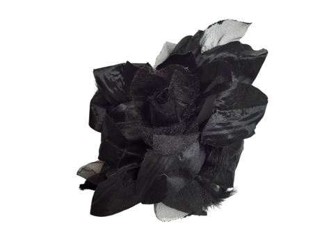 Barrette/fleur broche