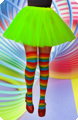 Basic tutu fluogroen