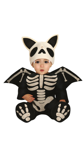 bat skeleton baby costume