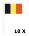 Belgische vlaggetjes 10 stuks