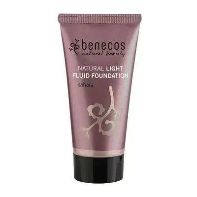 benecos natural light fluid foundation Sahara