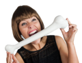 Big plastic caveman bone