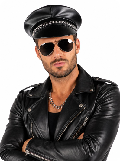 Biker pet / SM pet kepie
