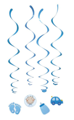 Birth baby boy hanging spirals