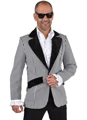 Black and white 50s jacket