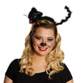 Black cat halloween diadem