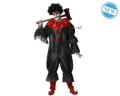 black crimi clown costume for men