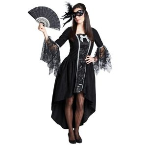 black dress masked ball