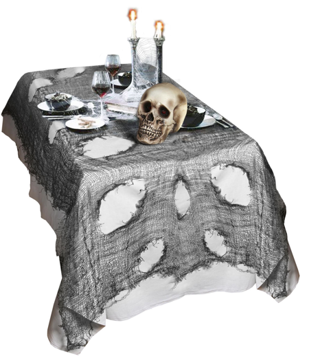 Black halloween decoration fabric