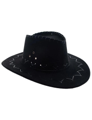 Black luxury cowboy hat