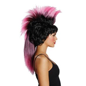 black pink wig Punky