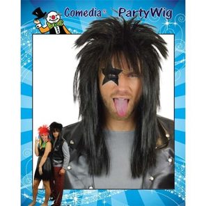 black punk wig