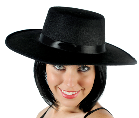 Black spanish hat