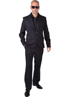 black suit brues brother