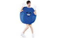 Blauwe snoep verkleed pak