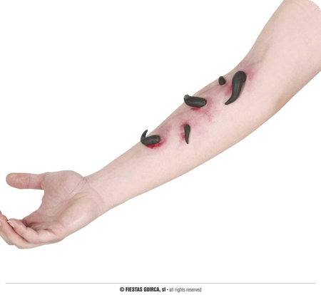 Blessure de vers d'Halloween