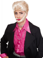 Blonde mannen pruik show man