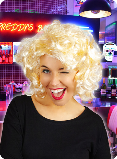 Blonde Moviestar wig