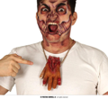 bloody hand necklace