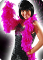 Boa classic Felroze / Fuchsia