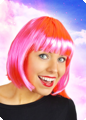 Bob Wig Sophia Hot Pink