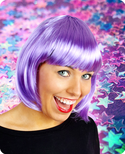bob Wig Sophia Light Purple