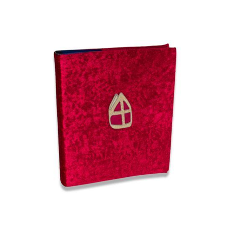 Boek omslag van de sint met mijter