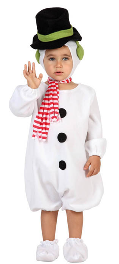 Bonhomme de neige deguisement bébé