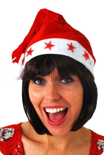 Bonnet de noël avec lumière